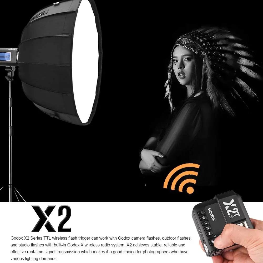 Godox X2T Series TTL Wireless Flash Trigger Canon, Nikon, Sony