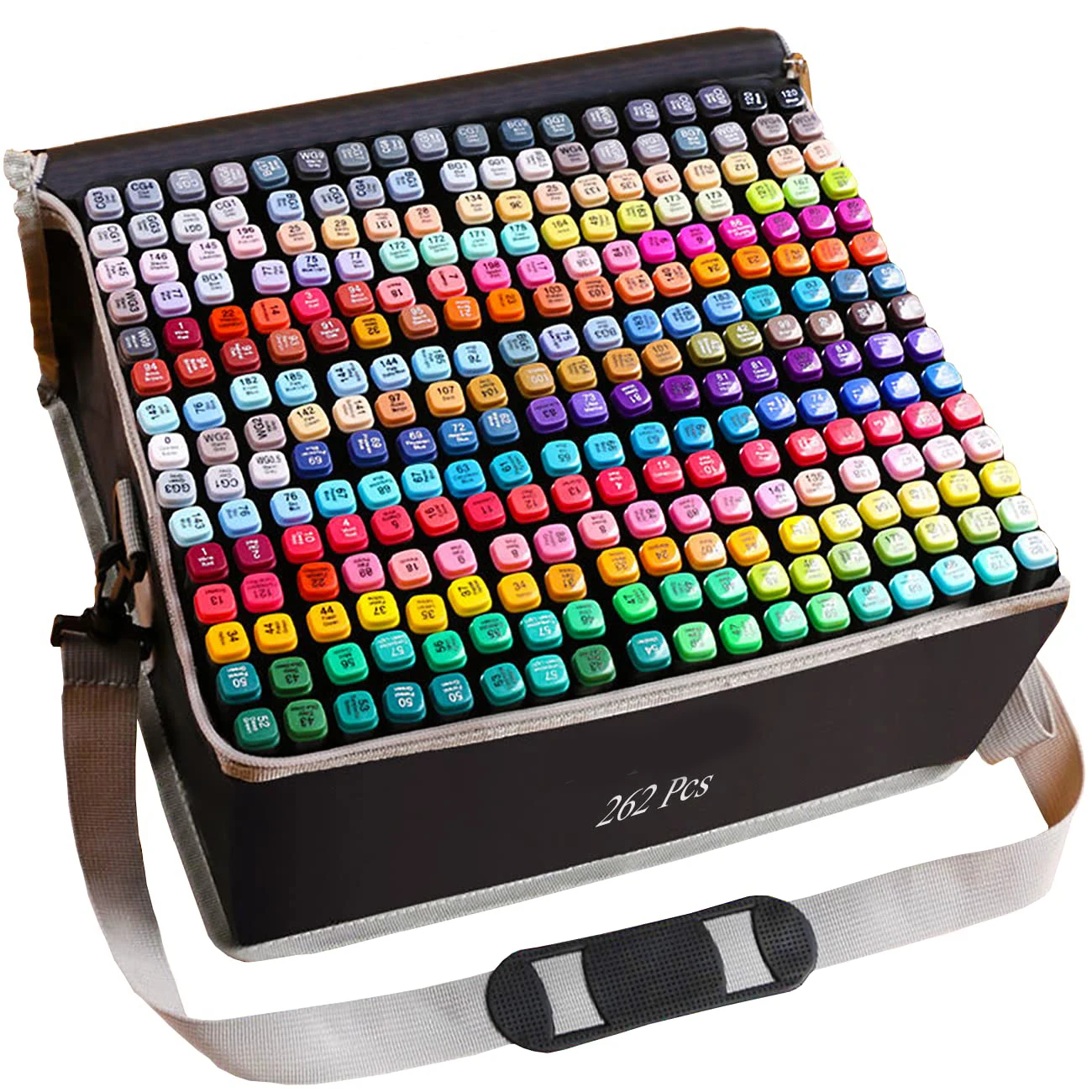 Cheap Wholesale 12 30 40 80 100 120 168 204 262 Color Dual Tip Marker