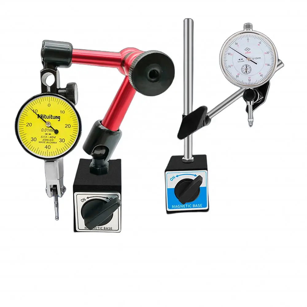 TEBAK Wholesale Dial Indicator Bracket Hydraulic Magnetic Base Dial Indicator Universal Magnetic Base Holder Dial Test Indicator