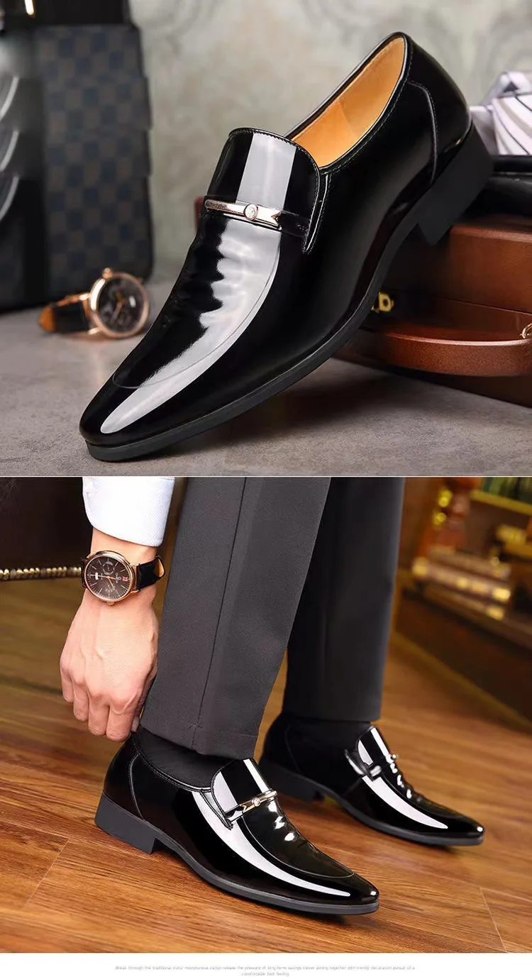 A073 New Breathable And Comfortable Leather Shoes Korean Casual Shoes ...