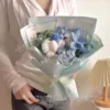 Filato tulipano + rosa blu