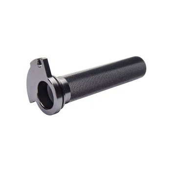 Oem CNC Turning Milling Machined Service 6061 Billet Aluminum Knurled Dirt Bike Throttle Tube