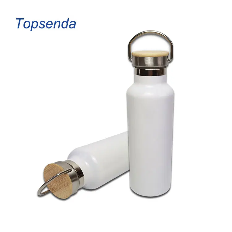 600 ml Sublimation Stainless Steel Sports Water Bottle with Straw