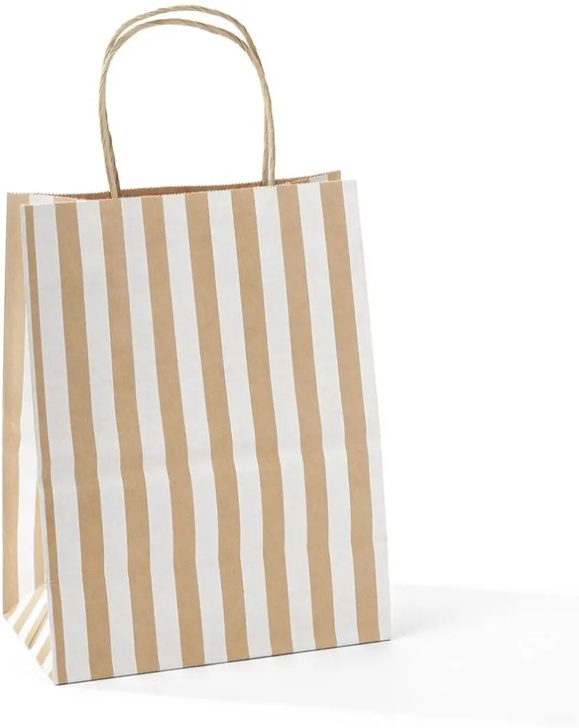 brown kraft paper bags grocery merchandise shopping paper gift