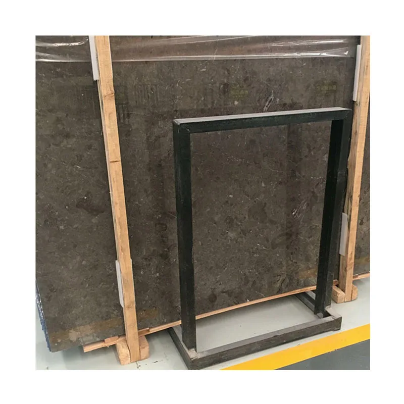 Polierter chinesischer Graugrau-Kalksteinplatten- und Angola-Grau-Marmorplattenbelag für innenliegende Fußböden und außenliegende Wandverkleidungen