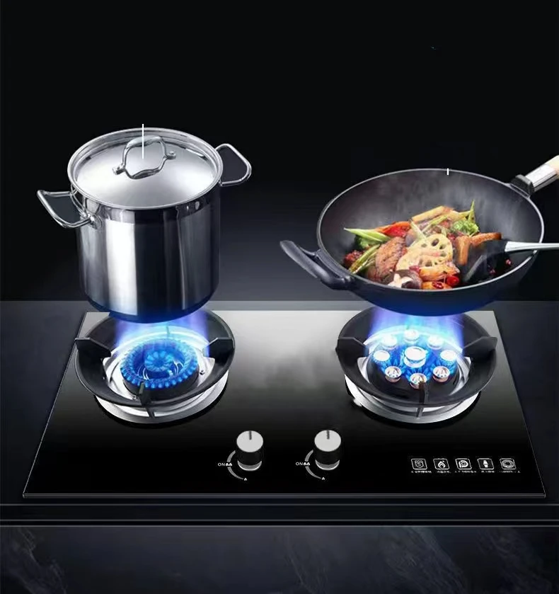 モード 家庭用9バーナーダブルストーブ内蔵天然ガスキッチンストーブ液化石油lpgガスストーブ激しい Buy Gas Stove,Oem