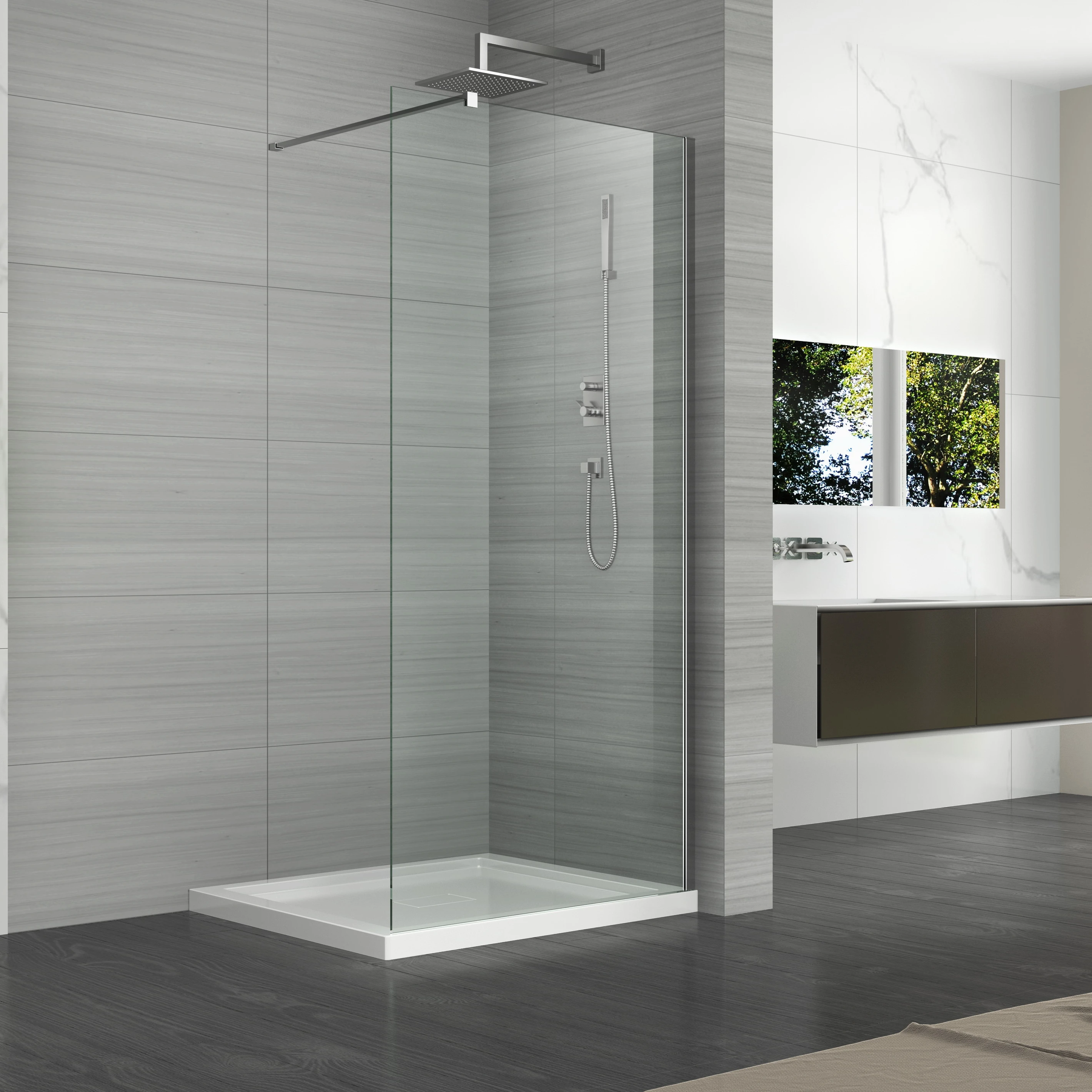 Walk in Wet Room Shower Screen