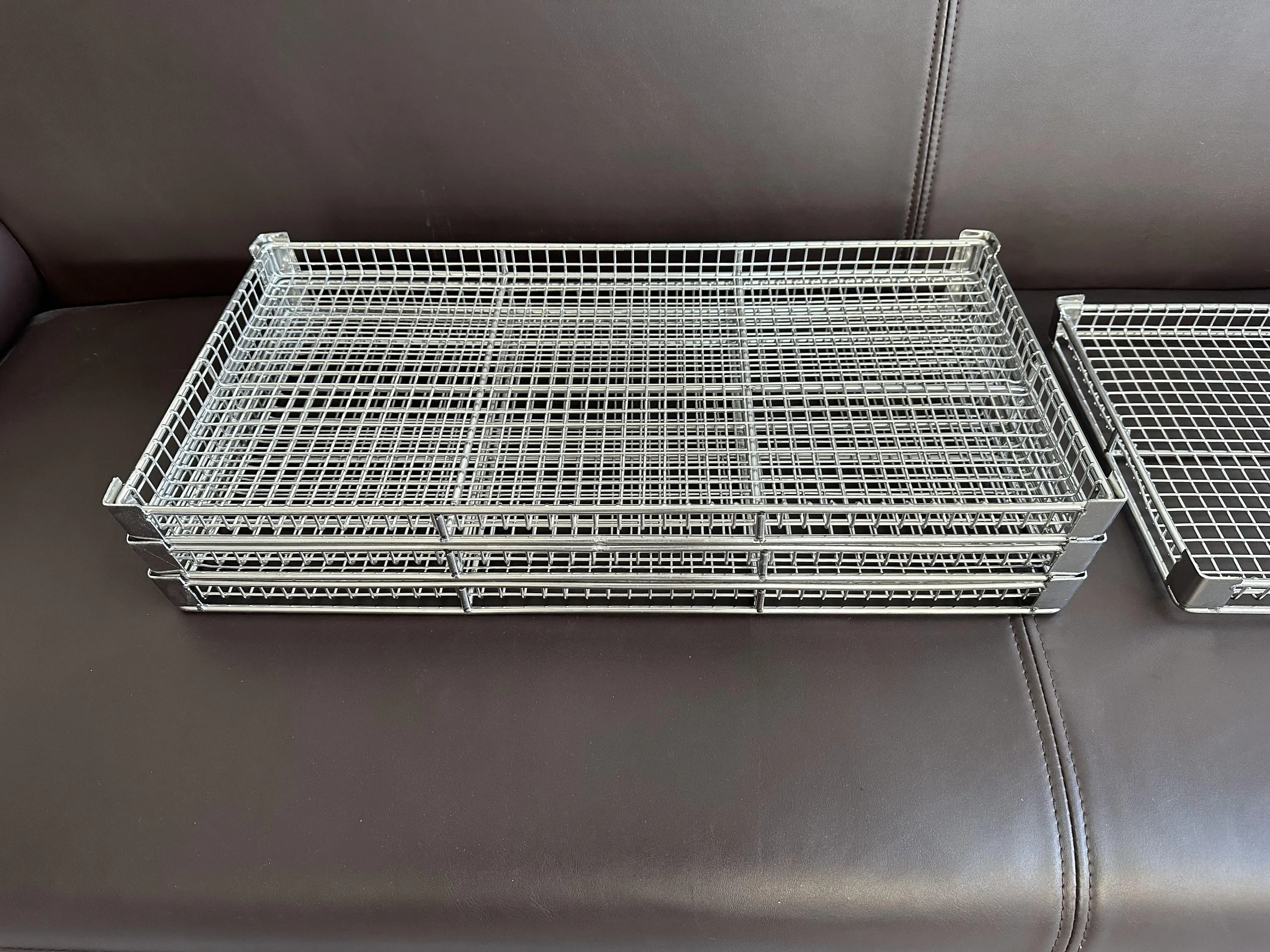 Custom-Made 304/316 Food Grade Stainless Steel Wire Mesh Tray with Cooling Net Rack for Home Baking Drying and Dehydration