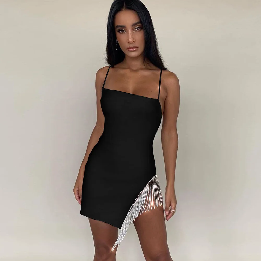 patchwork bodycon dress