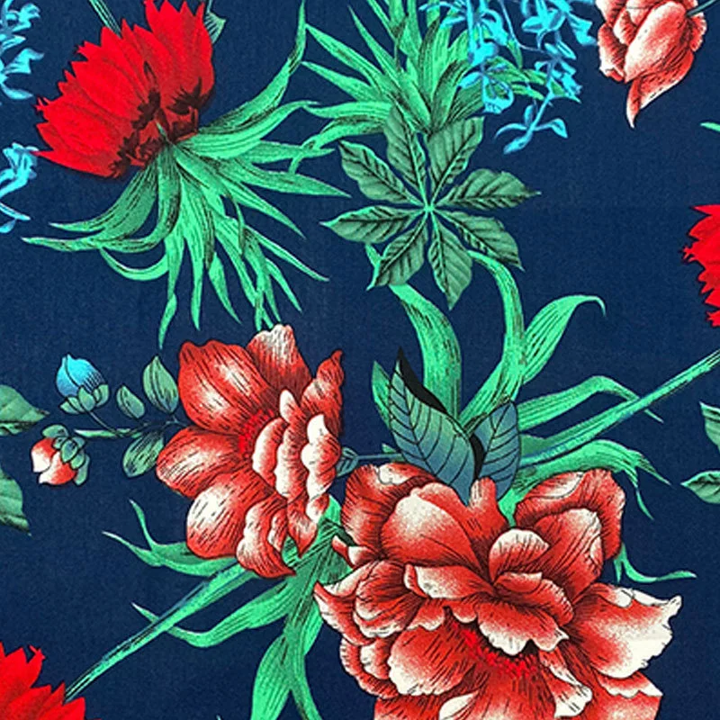 Somali Challis принт 30S 100 вискоза 100% прячется простой Гавайский Племенной цветок тканая легкая Поплиновая хлопковая эластичная ткань