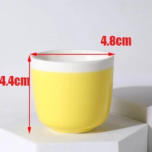 Mini Empty Ceramic Teacup Candle Containers for DIY Candle - Making