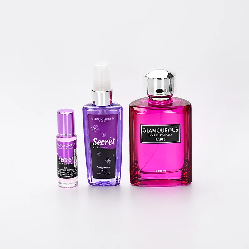 Wholesale Original Brand Gift Box Set Floral Fruity Perfume Threepiece