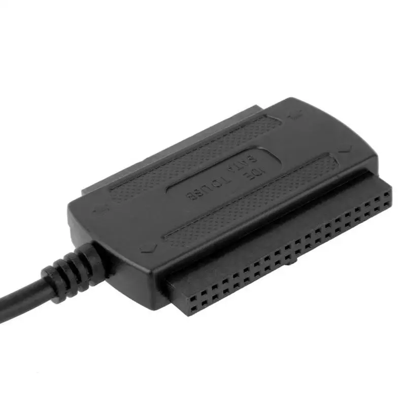 SAT PATA IDE Drive to Usb2.0 Adapter Converter Cable for Hard Drive Disk HDD 2.5" 3.5" with External AC Power Adapter US/EU