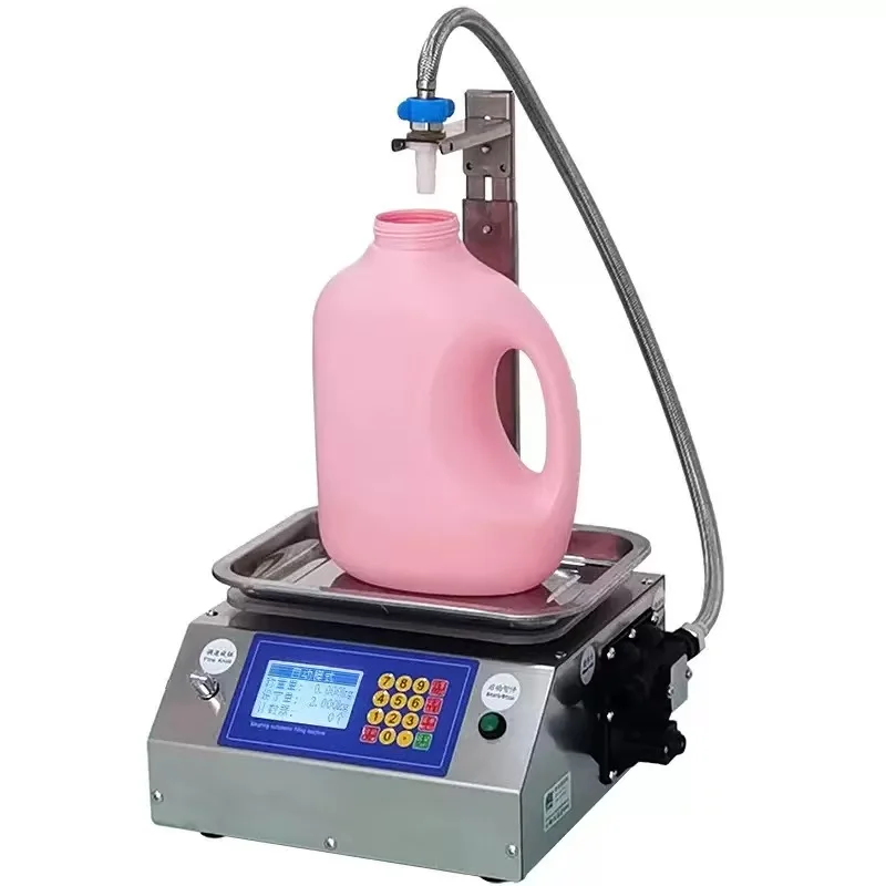 TEBAK CSY-L17 High-Quality Semi-Automatic Weighing Gear Pump Filling Machine for Paste Honey, Shampoo, Cosmetic Cream