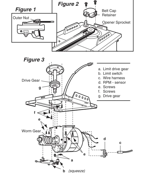 Belt Drive Garage Door Gear And Sprocket Kit White Garage Door Gear Kit