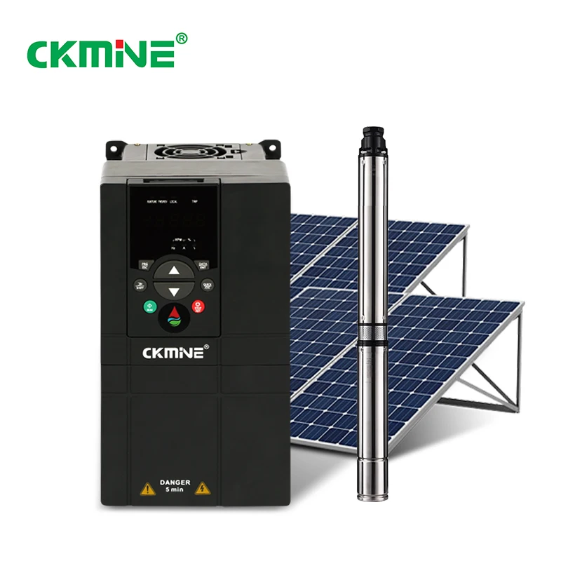 CKMINE 15 kW falownik pompowy do pomp wodnych zasilanych energią słoneczną, napęd VFD do systemu kontrolera pomp do nawadniania rolniczego