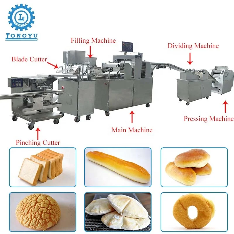 Commercial Stuffed Bread Making Machine Production Line  Automatic Bread Making Machine