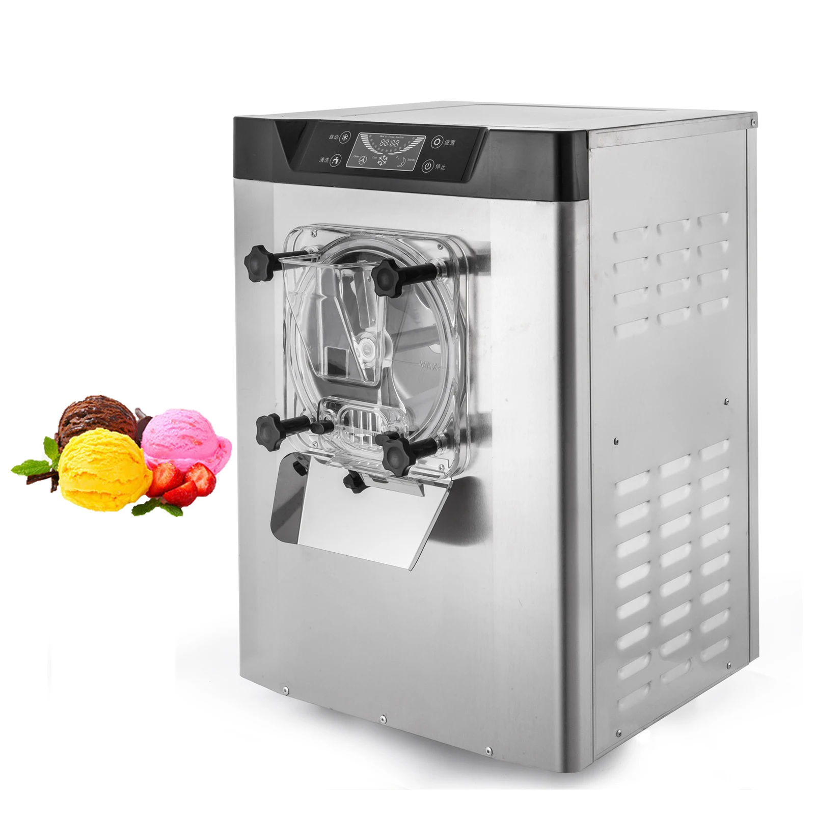 HyperKnife HK Cream 1000g 2個セット 20l/h High Quality YKF-618 Hard Ice Cream Machine