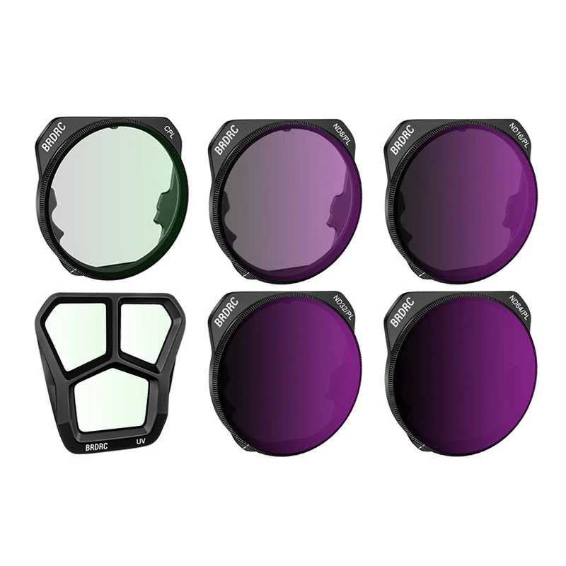 Дрон фильтр для DJI Mavic 3 Pro Набор фильтров объектива UV CPL NDPL с многослойным покрытием HD Оптическое стекло нейтральной плотности