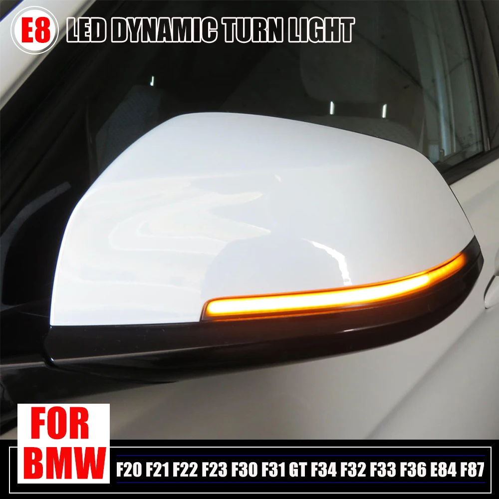 LED Dynamic Blinker Mirror Turn Signal Light for BMW F30 F20 F31 F21 F22 F23 F32 F33 F34 X1 E84 F36 1 2 3 4 F87 M2 Accessories