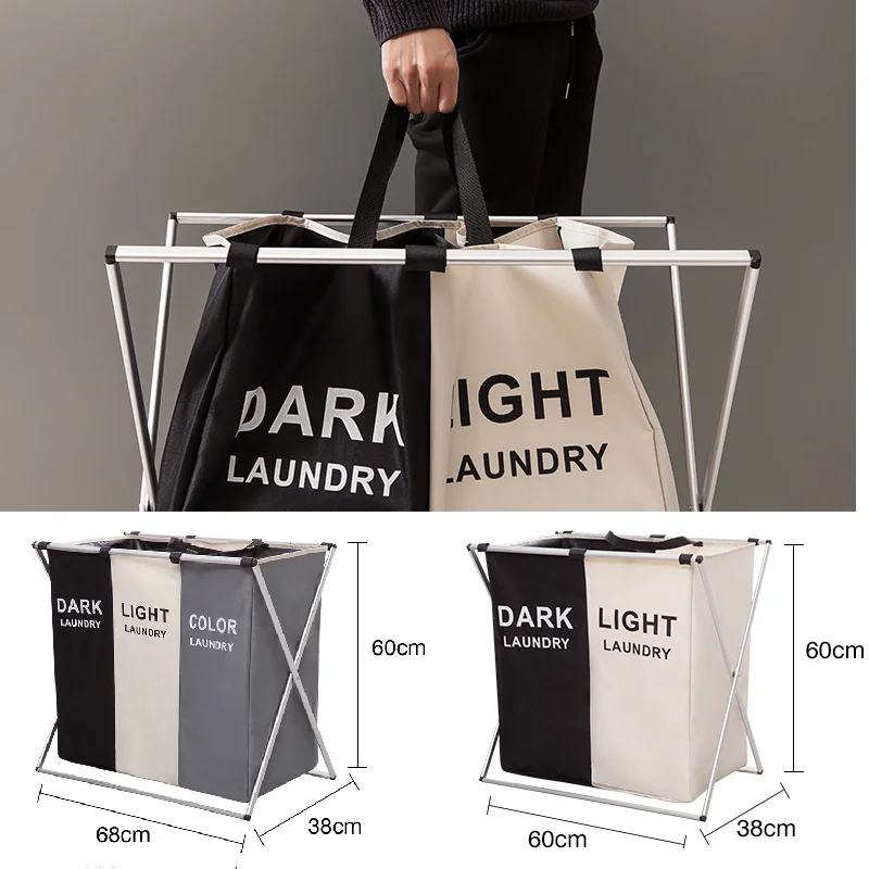 Foldable Laundry Basket Organizer For Dirty Clothes Large Capacity