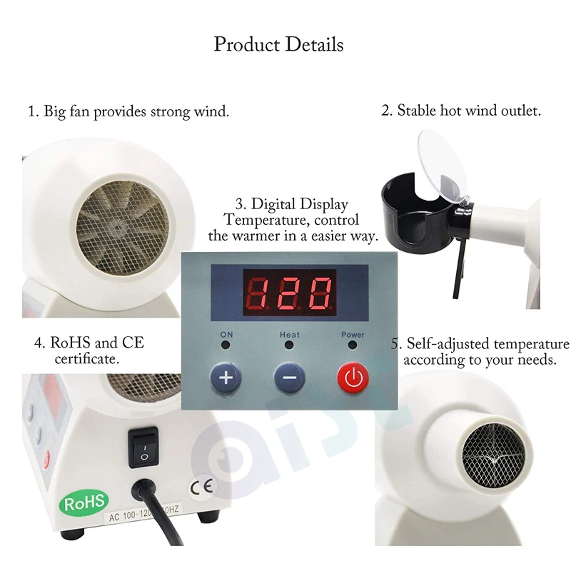 Optical Eyeglasses Heating Nh-w841 Digital Frame Heater Warmer Ophthalmology