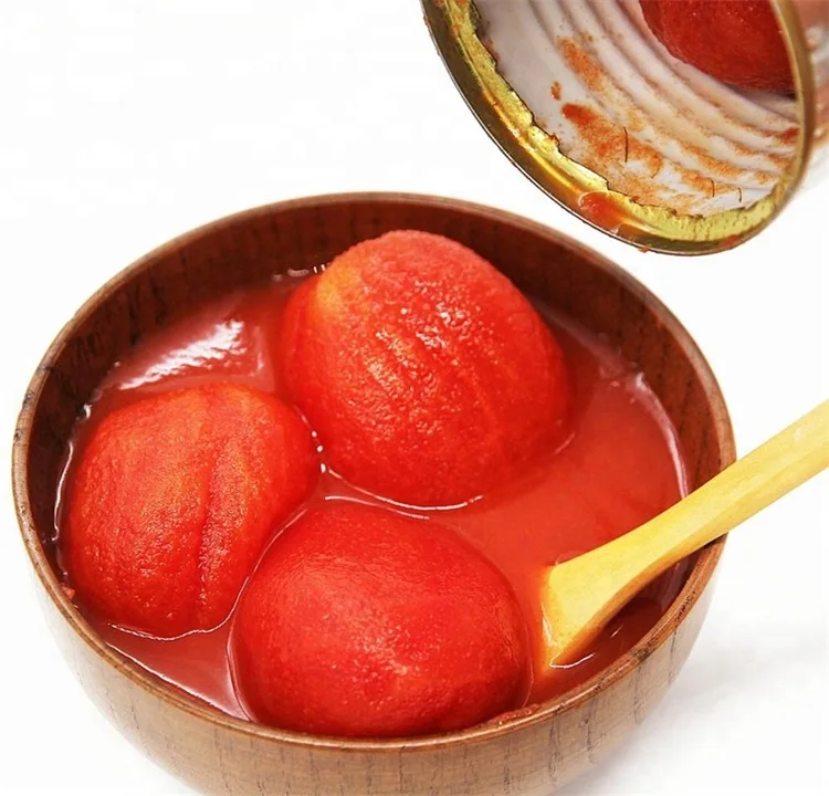 Томатный очищенный томатный китайский Высококачественный новый урожай консервированный томатный цельный маринованный очищенный