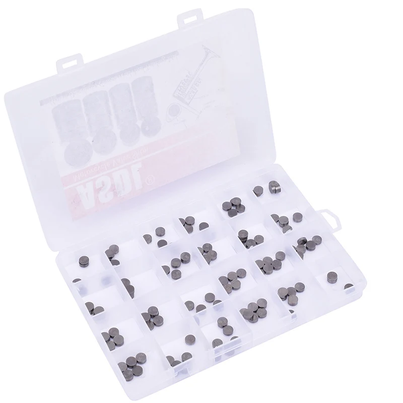 47pcs Motorcycle Adjustable 7.48mm Valve Shim Kit for Kawasaki