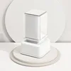 Materiales para sellos de planificador cuadrado de ventana estilo Ins blanco