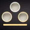 (Human body sensor) Model B + Time and temperature + Dual touch + Tri-color light + Defogging
