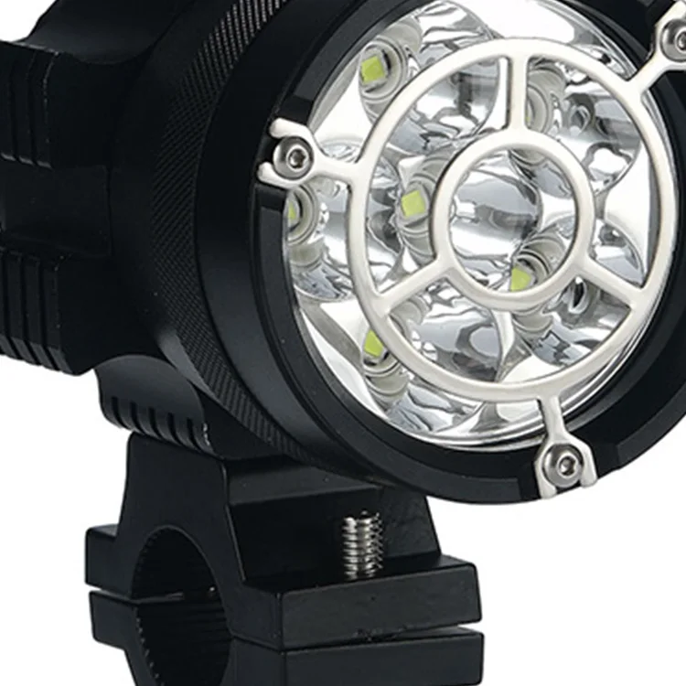 Заводская поставка, 6 бусин, 60 Вт, круглая Водонепроницаемая светодиодная фара для автомобиля, мотоцикла, велосипеда