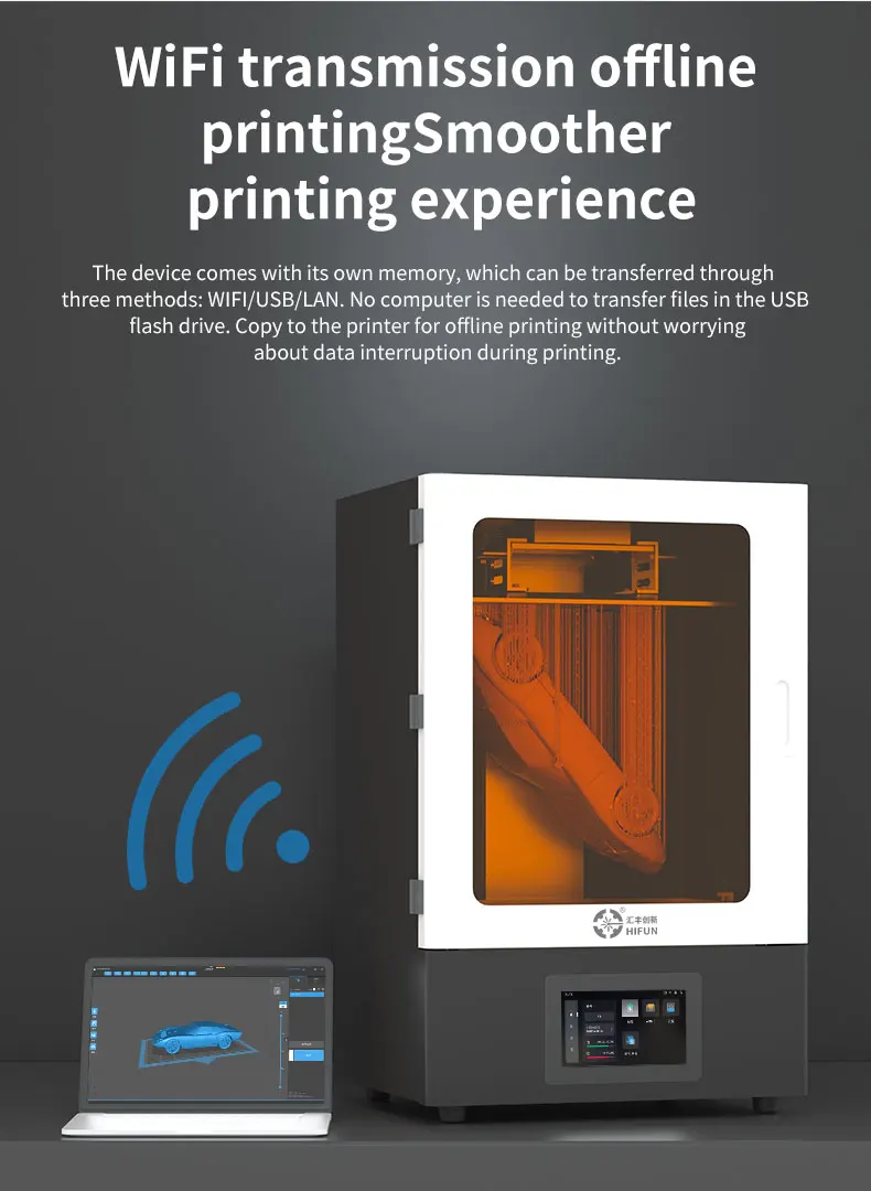 8K High Precision 16 Inch LCD Screen 3D Printer Super Forming Size Resin Printer Industrial Application OEM ODM White Label
