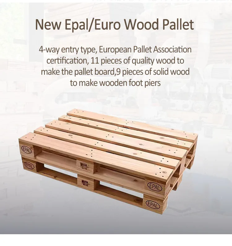 Epal Standard Pine Solid Wooden Pallet Wood Card Board 1200*800 Euro ...