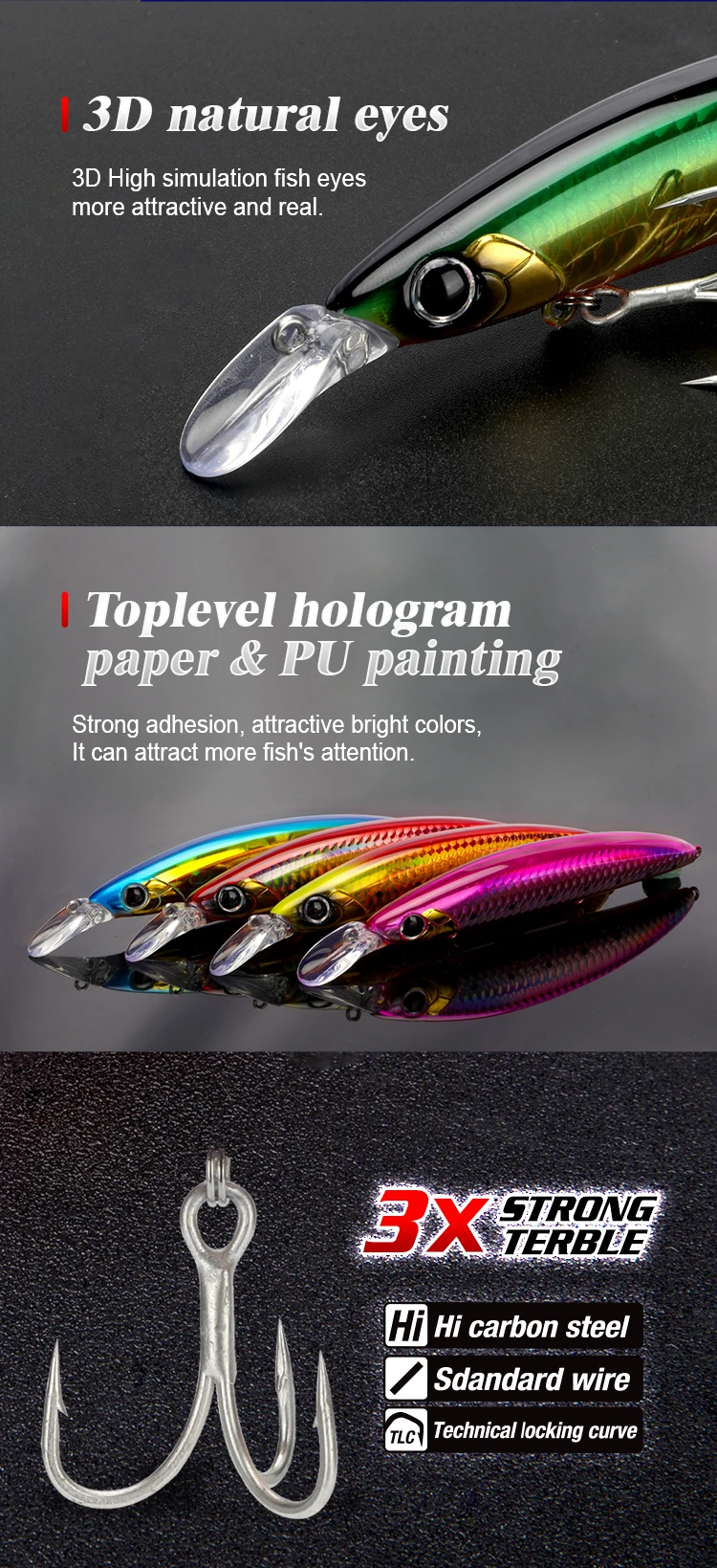 Honoreal 110mm 20g Fly Diver 110sp Custom Manufacturer Fish Lure Bait