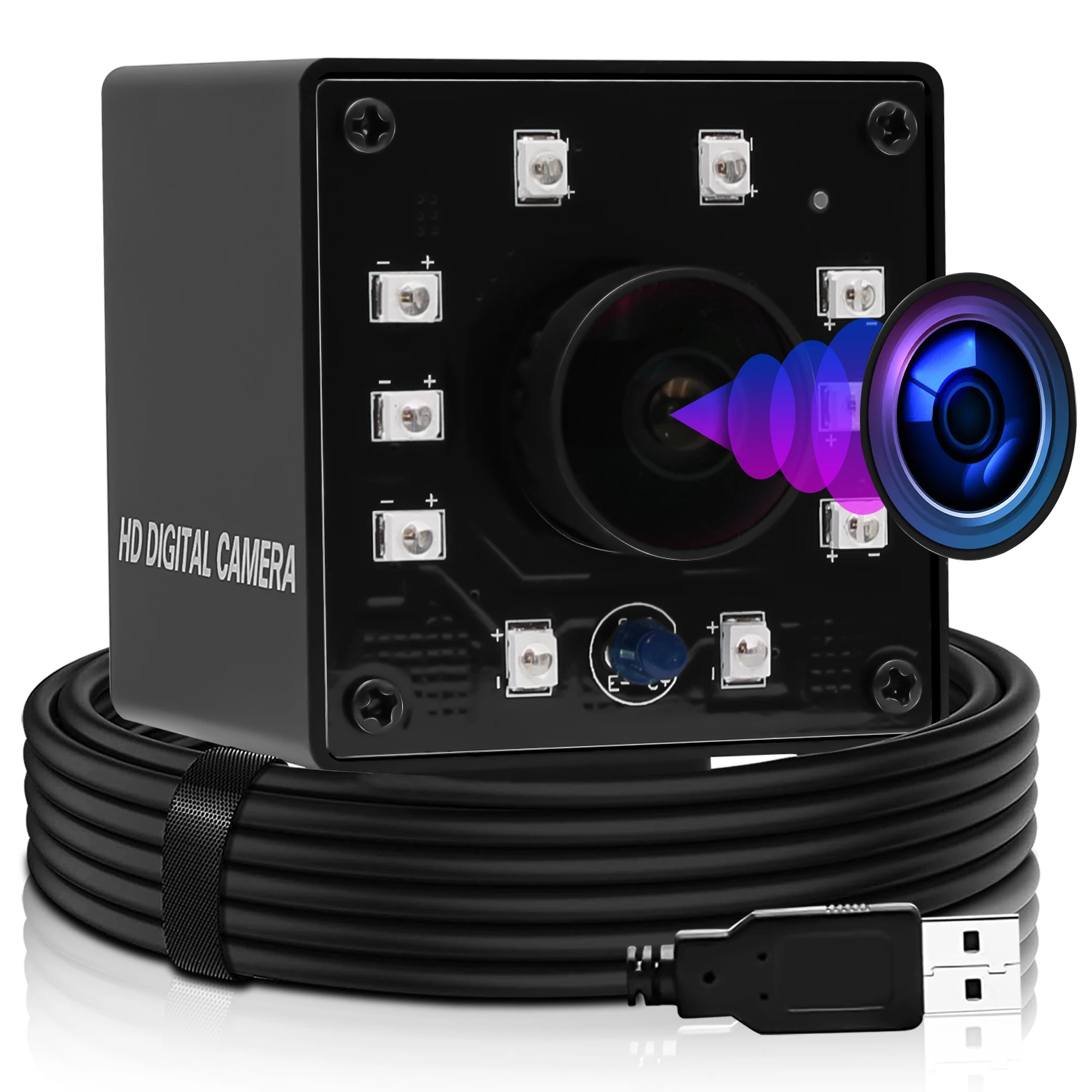 ELP IR USB Camera 1080P Wide Angle Fisheye 170 Degree