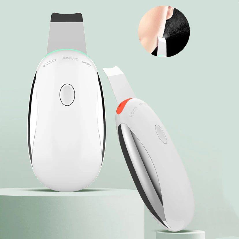 Мини-скребок для кожи многофункциональное устройство для отшелушивания лица личный уход ультразвуковой скребок для кожи Очиститель лица скребок для лица