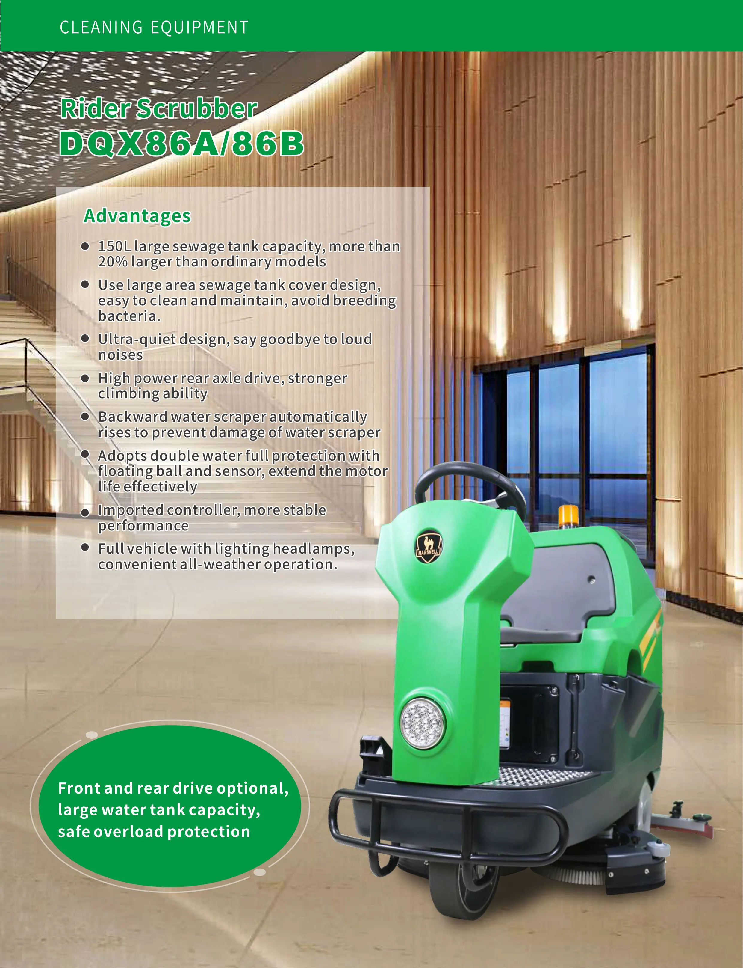 DQX86B Super Clean Ride-On Industrial Road Sweeper Machine New ...