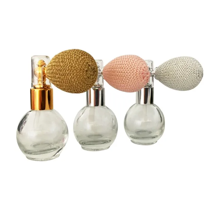 product spray high gloss glitter airbag body perfume powder eye shadow powder high shine bottle with gold puffs and silver puffs-31