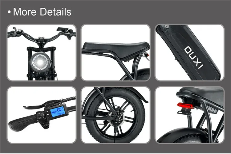 2023 Ouxi V8 2.0 Electric Fat Bike Hydraulic/disc Brake Fat Electric ...