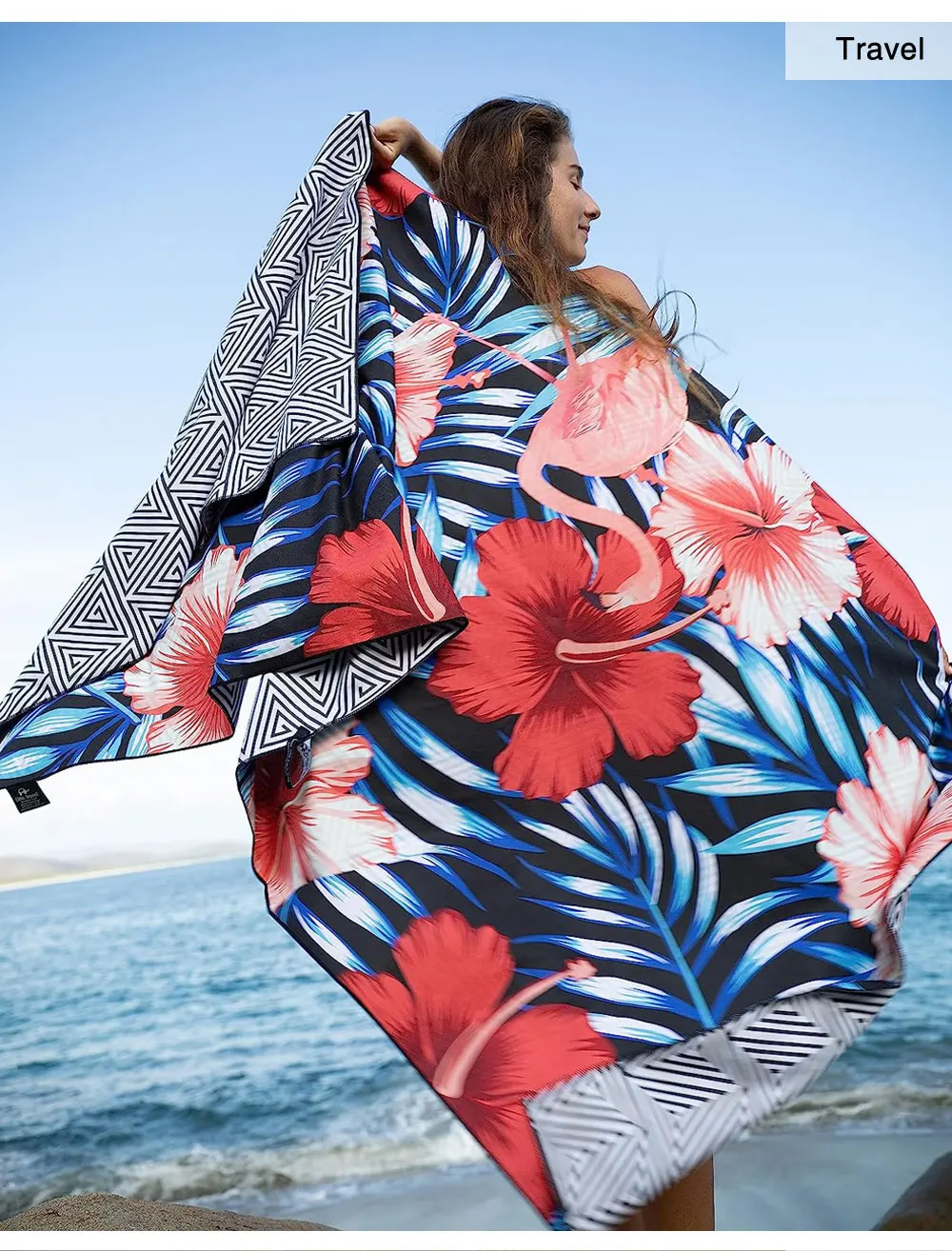 Microfiber Beach Towel With Embroidered Logo/good Quality Beach Towels