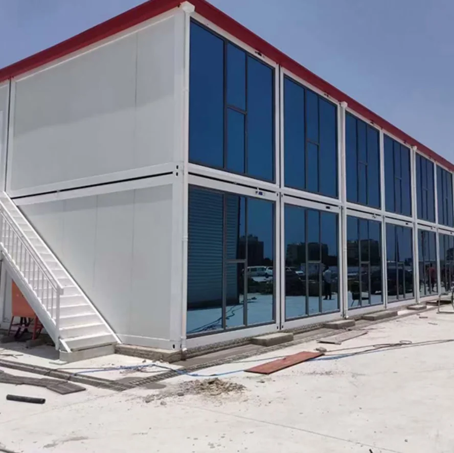 2025 Custom Design K House Prefab Portable Prefabricated Construction Site Kiosk Booth for Warehouse Use