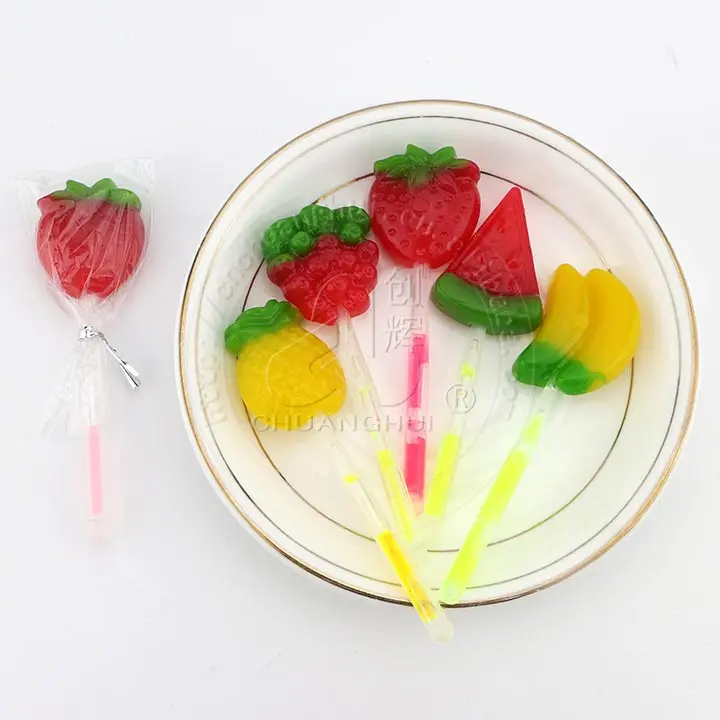 fruit fluorescent lollipop