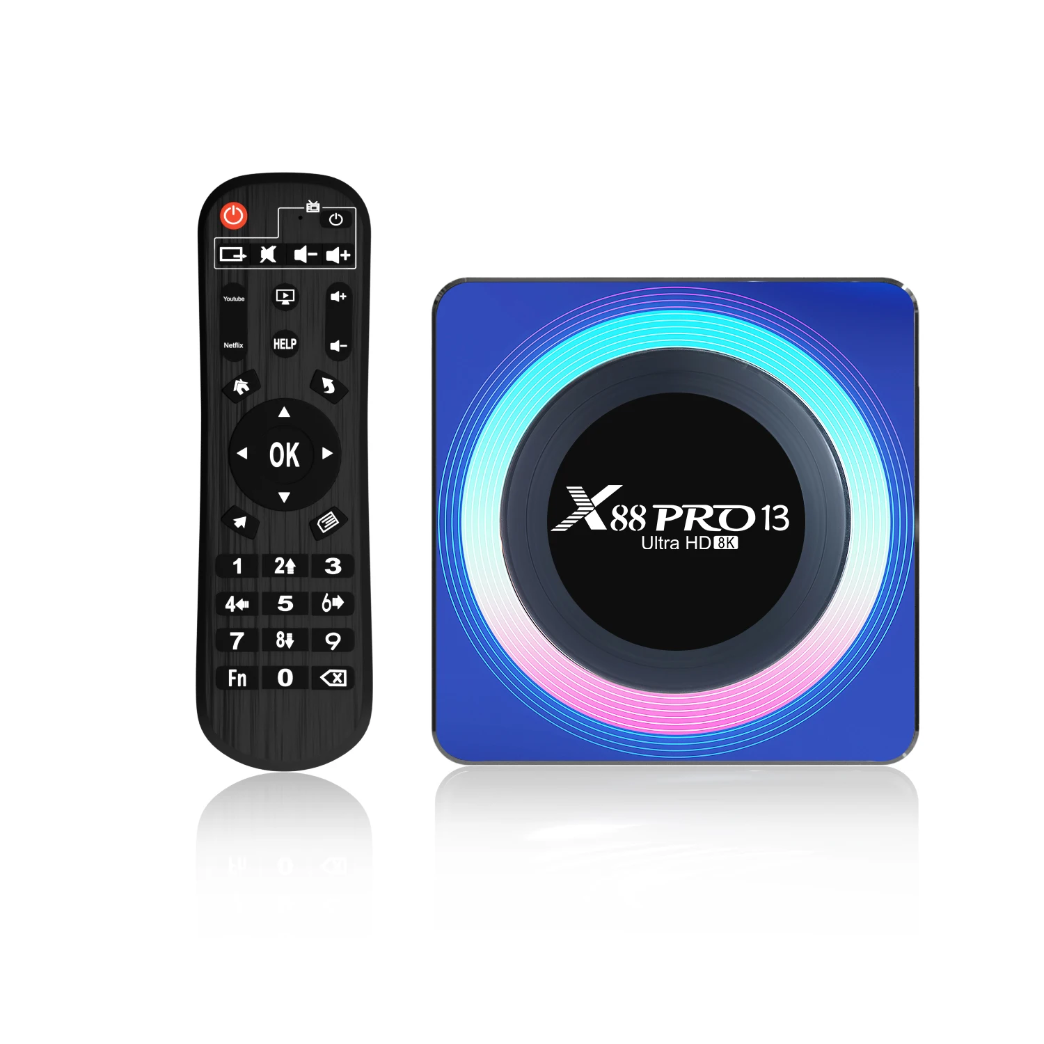 X88 PRO 13 TV Box with Android 13 Rockchip RK3528 Quad Core Processor 8K Wifi Media Player TV Box