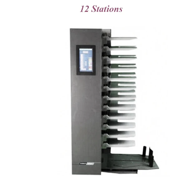 Automatic Stitching System Paper Gathering Folding Machines Staples Booklet Maker Machine 6 10 12 20 Stations Paper Collator