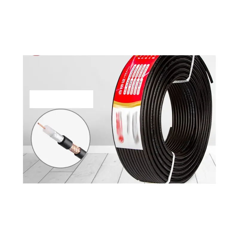 Fast Factory Syv 75-5 Cable 75 Ohm RG6 Micro Coaxial Rf Cable Rg59+power Dc