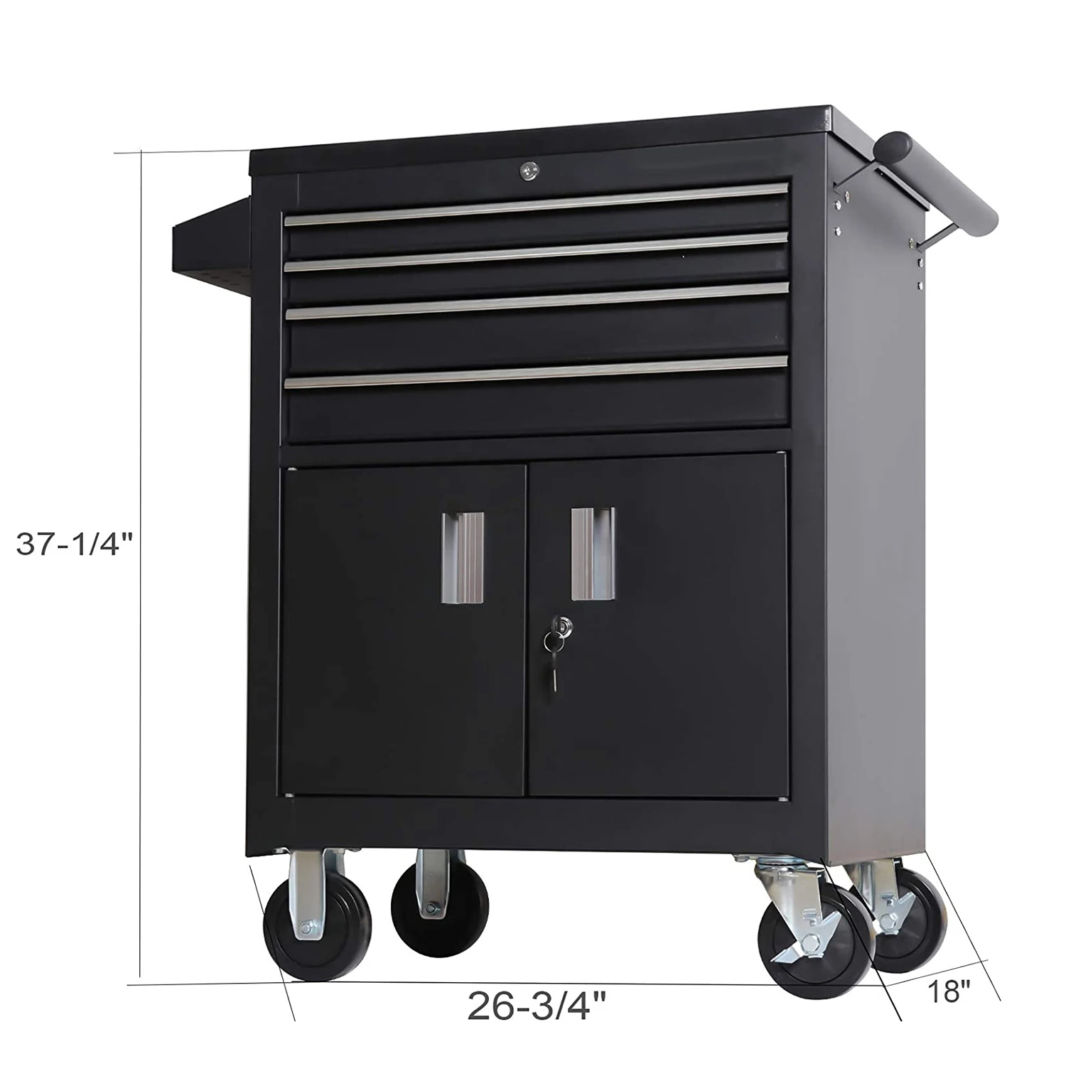 2025 Factory Cheap Metal Garage Tool Cabinet Trolley with Drawers details