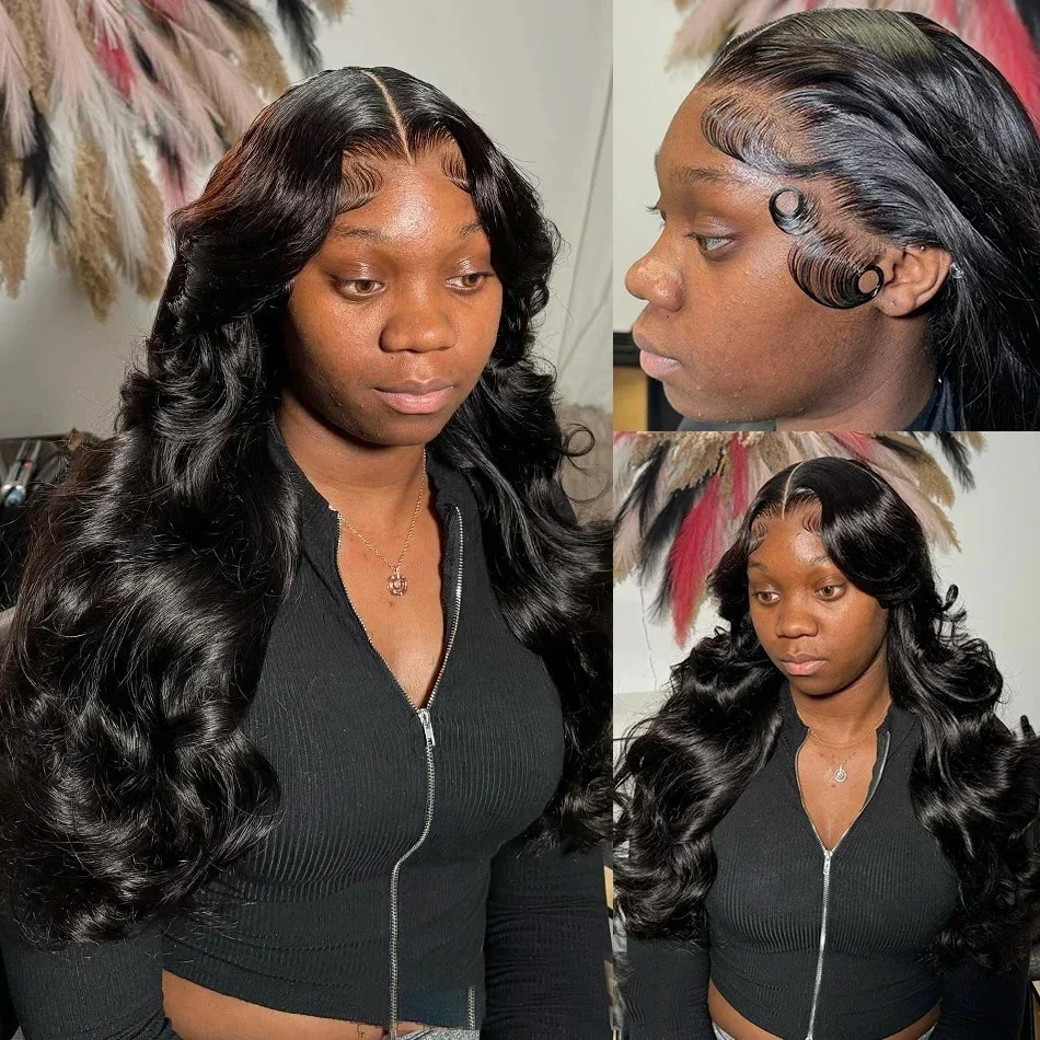 30 32 inch Body Wave Lace Front Menselijk Haar Pruiken 13x4 HD Transparante Frontale Pruik Braziliaanse Water Wave Pruiken Menselijk Haar Voor Vrouwen_voghion.com