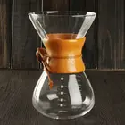 Turkish 8 Brewer Makers Filtro Cafetera Glass 4 Drip Clever Dripper Turkish Pour Over Bamboo 800ml Coffee Maker 10 Cup Chemex