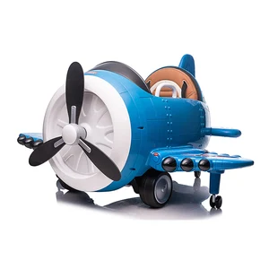 2026 Newest Children 2*6V Electric Cars Ride on Airplane Car for Kids