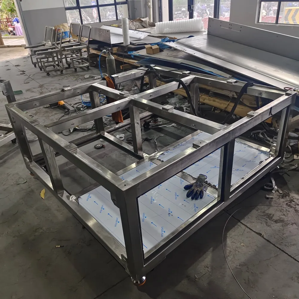 OEM Custom Factory Precision Metal 2025 New Product Ideas Stainless Steel Aluminum Equipment Base Sheet Metal Fabrication